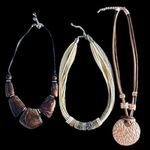 Three Statement Necklace Bundle​​​​​​​​